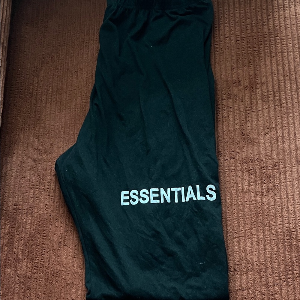 Essentials Black Joggers for Men